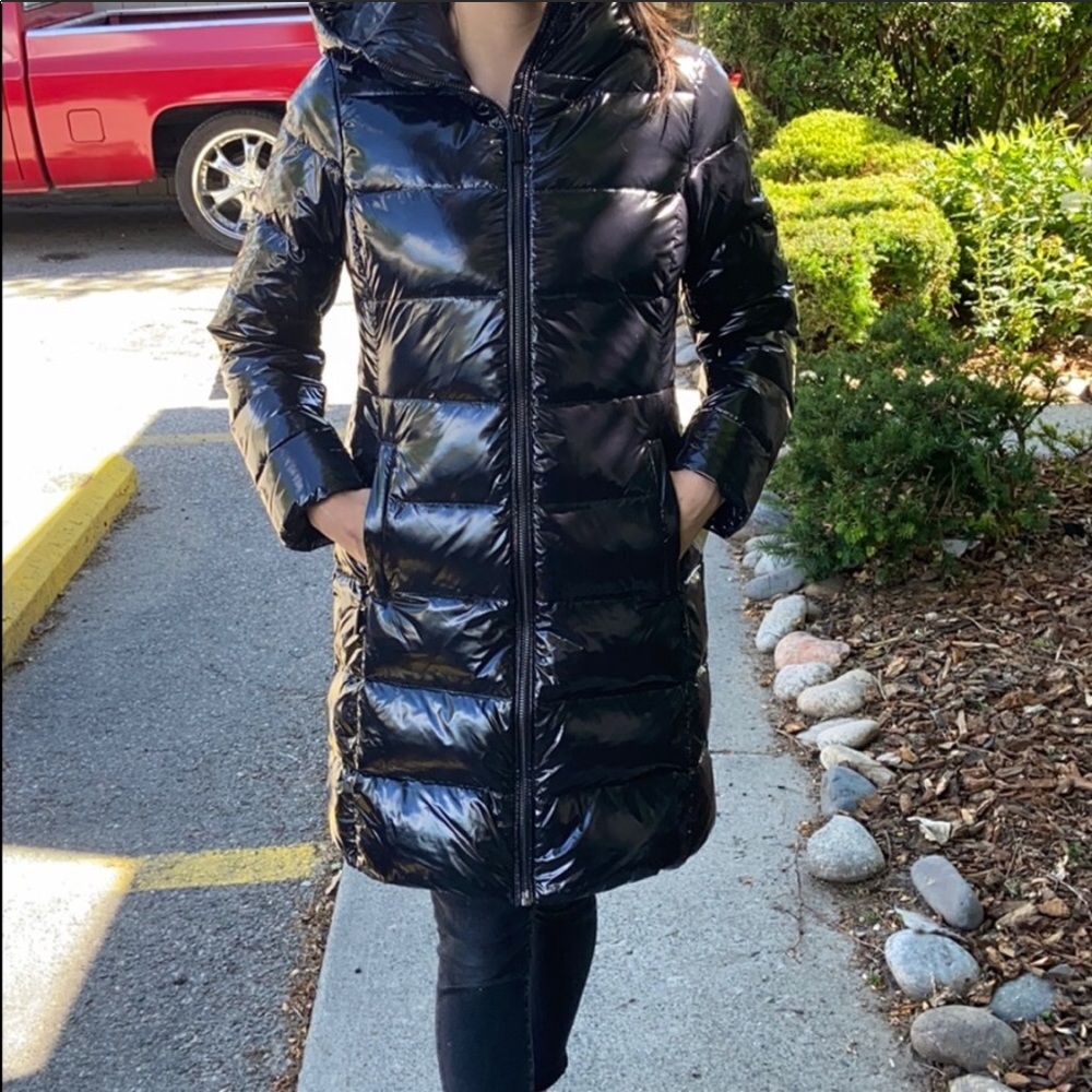 Micheal Kors Womens M Down Coat Hooded Puffer NWT